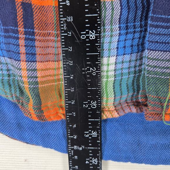 Peter Millar Mountain Side Collection Plaid Button Up Flannel Men's Size Large - Picture 5 of 6